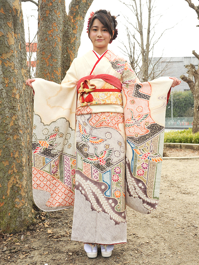 No.555りか 振袖スナップ写真3